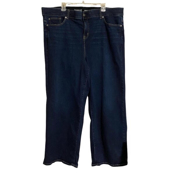 Torrid Bombshell Wide Leg Jeans Size 24T - Picture 3 of 15